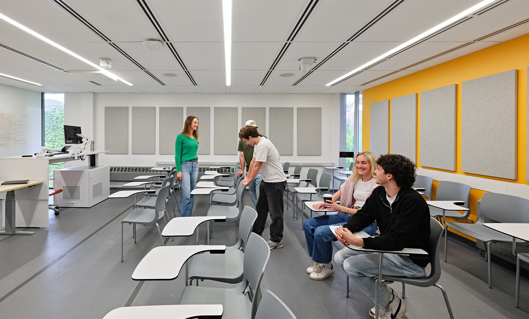 flat floor classroom