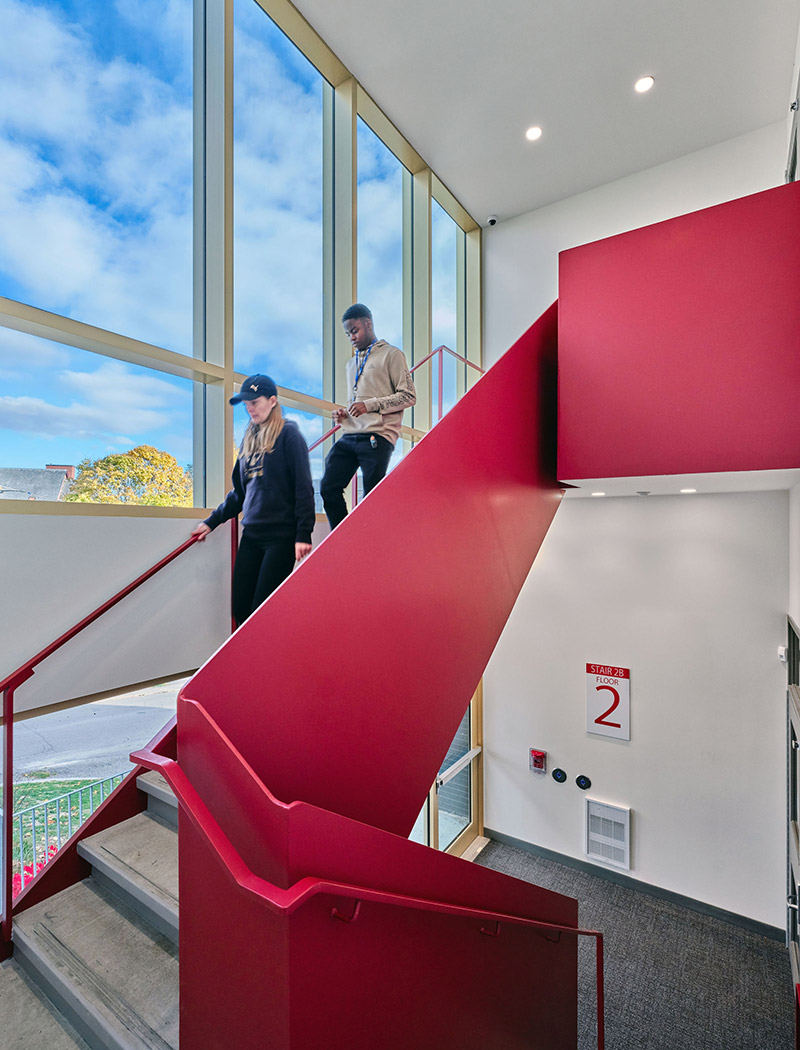 interior of addition Loyalist College Port Hope Campus