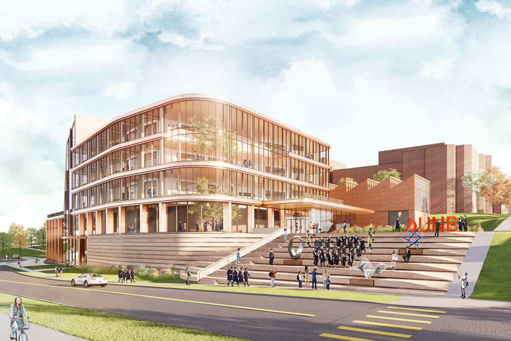 Concept rendering of north building addition